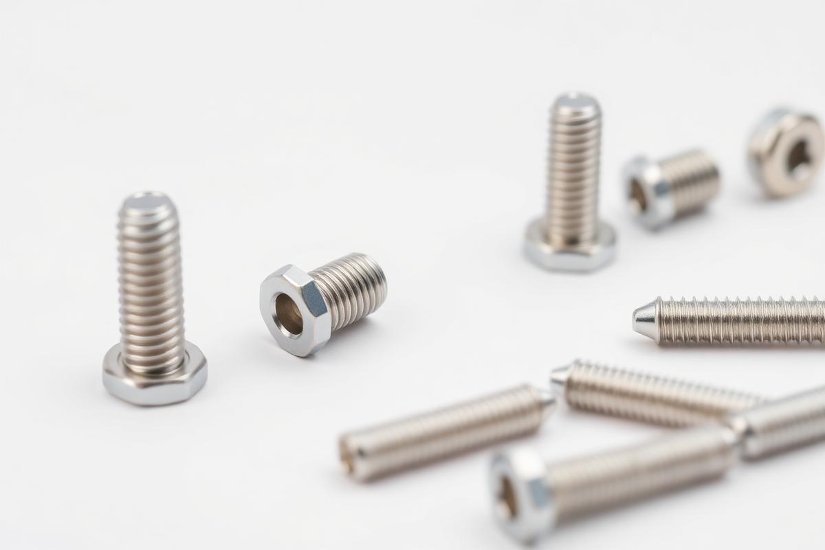 Titanium orthopedic implants and bone screws